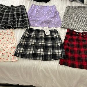 Skirt bundle - 6 skirts